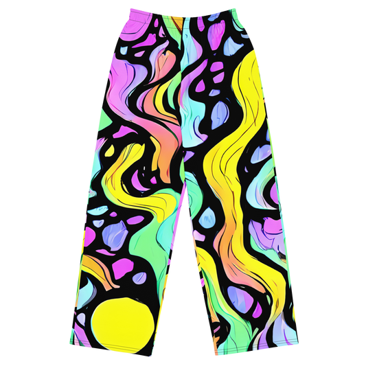 Wide-Leg Pants - Sillman Swirl