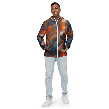 Men's Windbreaker - Painterly Void