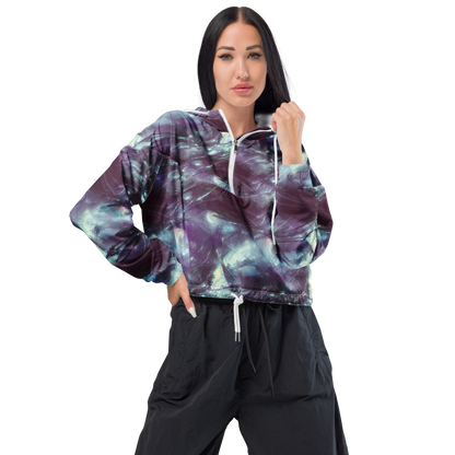 Women's Cropped Windbreaker - Nihei Shimmer