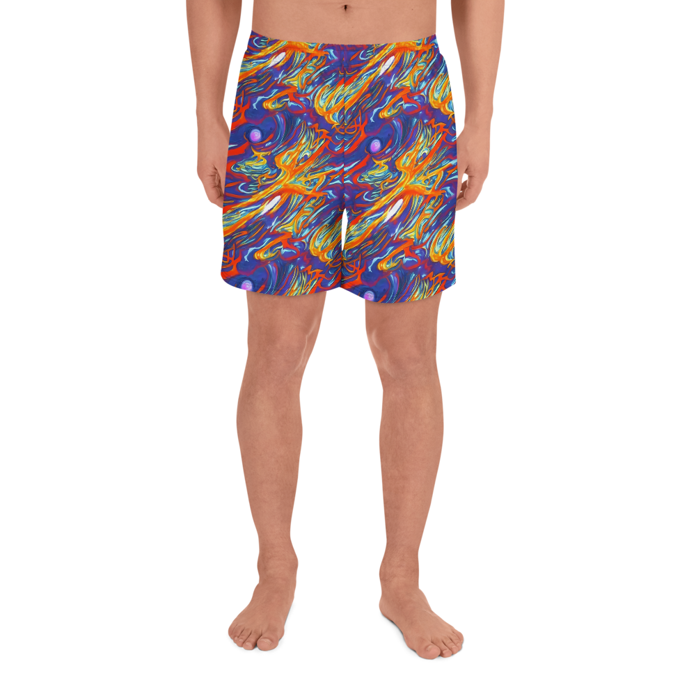 Men's Athletic Shorts - Galactic Ember