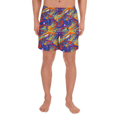 Men's Athletic Shorts - Galactic Ember