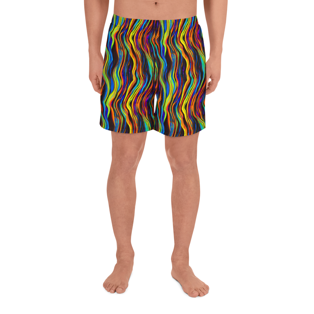 Men's Athletic Shorts - Celestial Waves