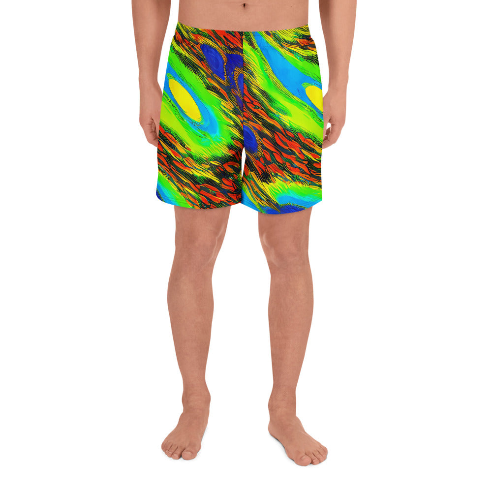 Men's Athletic Shorts - Hodgkin's Blaze