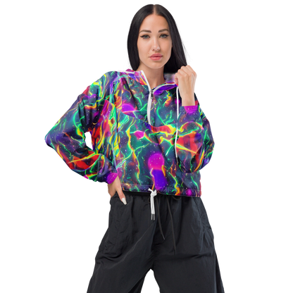 Women's Cropped Windbreaker - Twin Pines