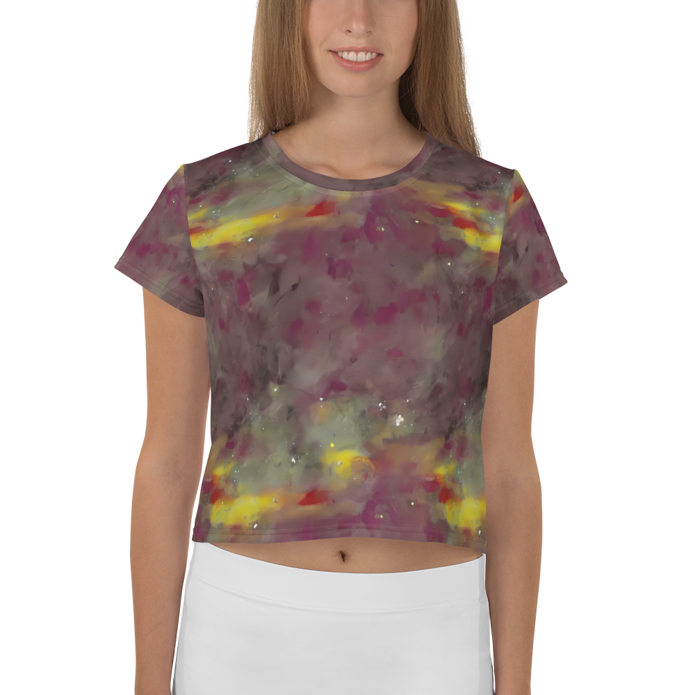 Women's Crop Tee - Whispers of Autumn