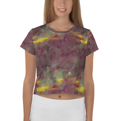 Women's Crop Tee - Whispers of Autumn