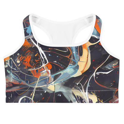 Sports Bra - Neo-Splash Labyrinth