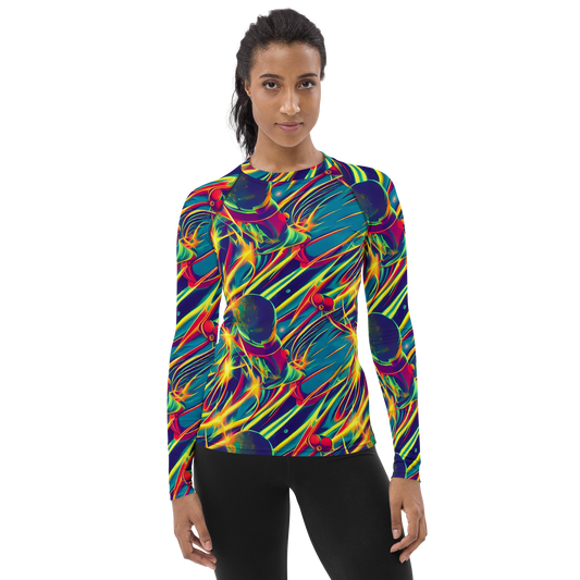 Women's Rash Guard - Cosmic Inferno