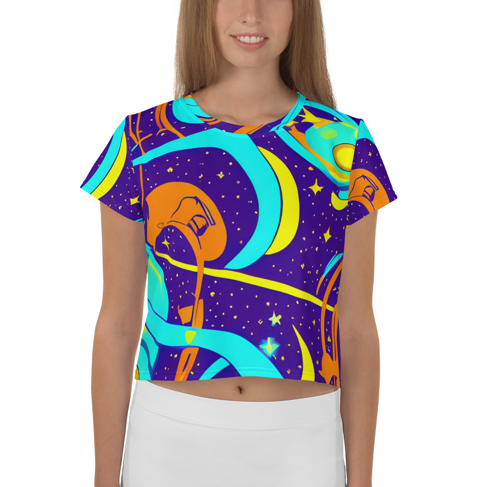 Women's Crop Tee - Stellar Swirl