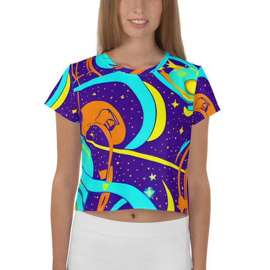 Women's Crop Tee - Stellar Swirl