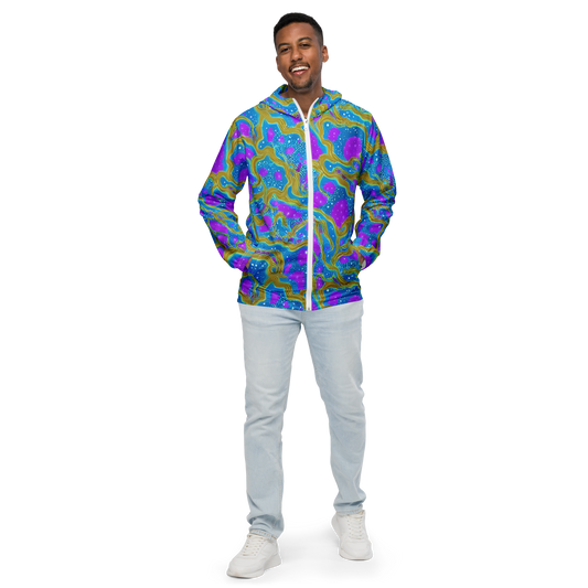 Men's Windbreaker - Mystic Waves