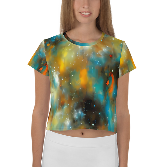 Women's Crop Tee - Abstract Tapestries