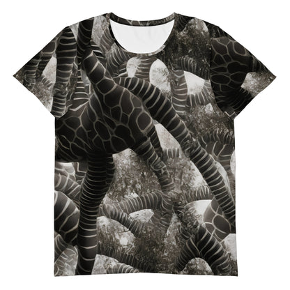 Men's Athletic T-Shirt - Serpent Symphony