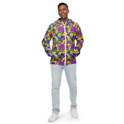 Men's Windbreaker - Galactic Sprawl