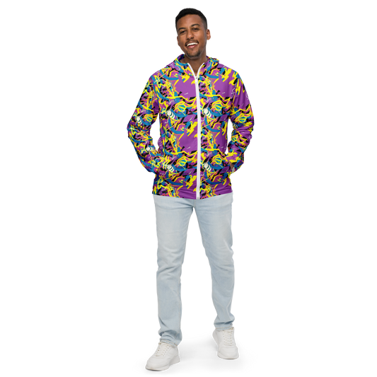 Men's Windbreaker - Galactic Sprawl