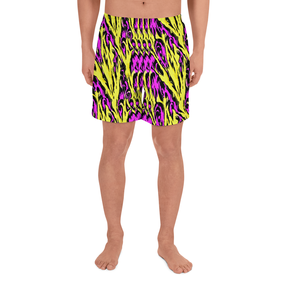 Men's Athletic Shorts - Neon Savanna