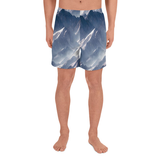 Men's Athletic Shorts - Misty Pinnacles