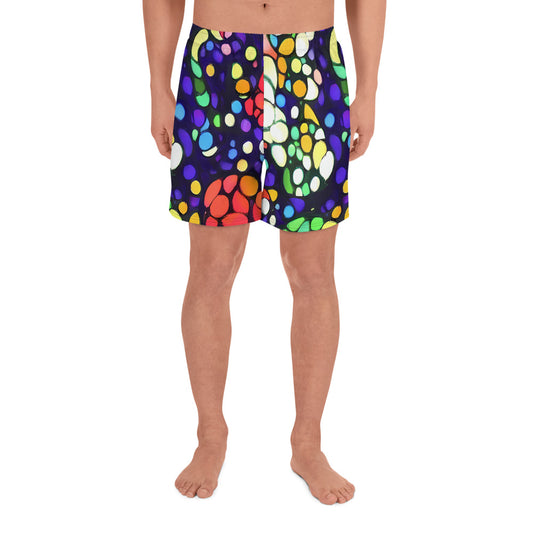 Men's Athletic Shorts - Bubble Fantasia