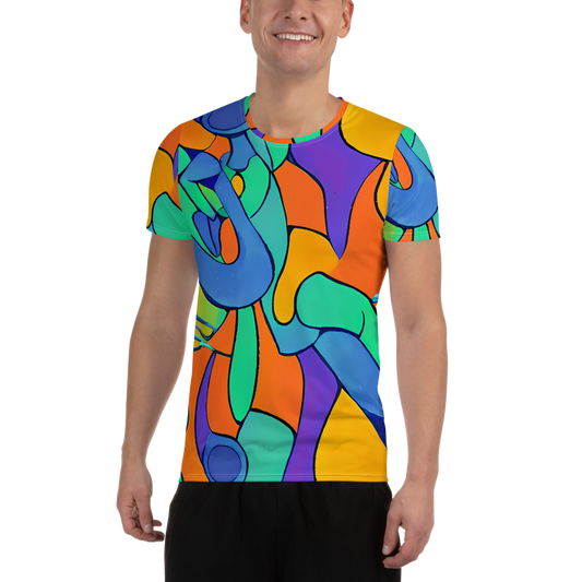 Men's Athletic T-Shirt - Archipenko Dream