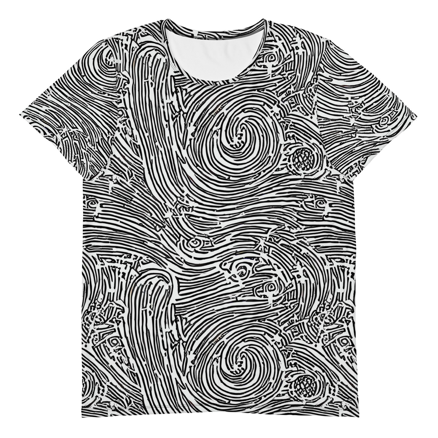 Men's Athletic T-Shirt - Whirlpool Echoes