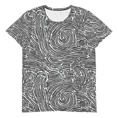 Men's Athletic T-Shirt - Whirlpool Echoes