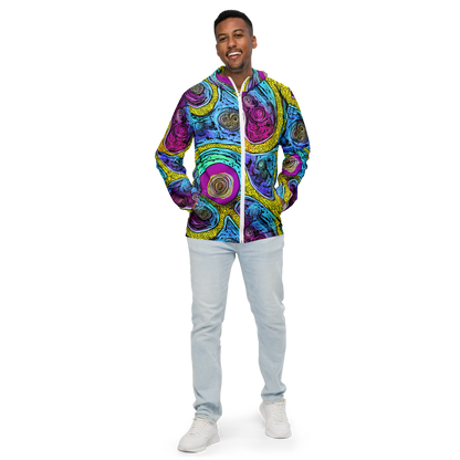 Men's Windbreaker - Orbiting Orbs