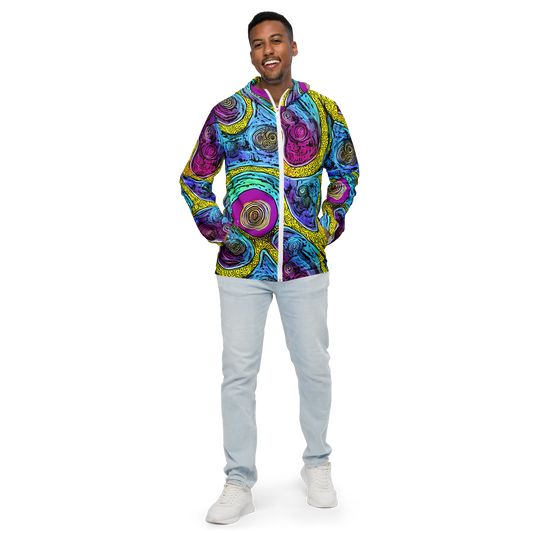 Men's Windbreaker - Orbiting Orbs