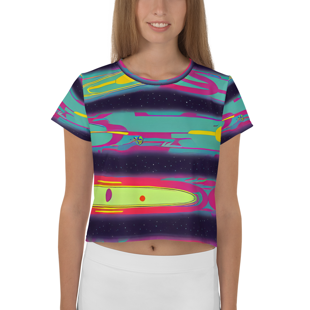 Women's Crop Tee - Astro Pop