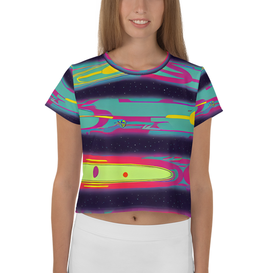 Women's Crop Tee - Astro Pop