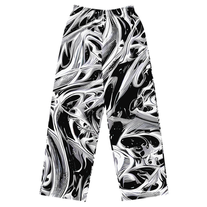 Wide-Leg Pants - Silver Shadows