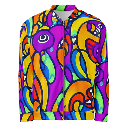 Bomber Jacket - Kaleido Fish