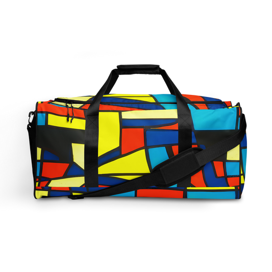 Duffle Bag - Neon Fractals