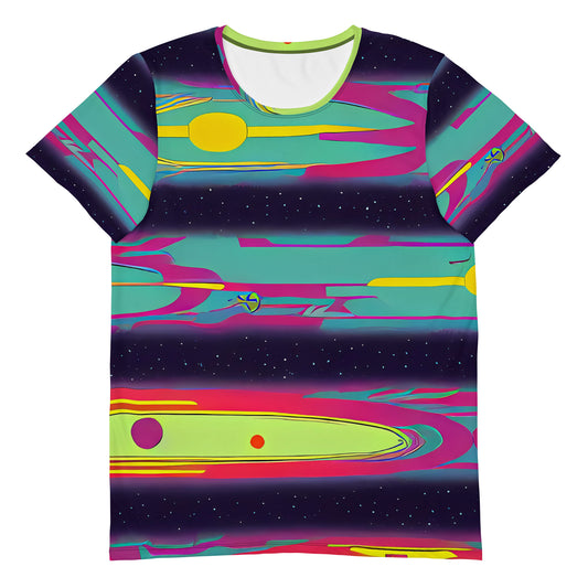 Men's Athletic T-Shirt - Astro Pop