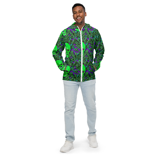 Men's Windbreaker - Ghostly Labyrinth