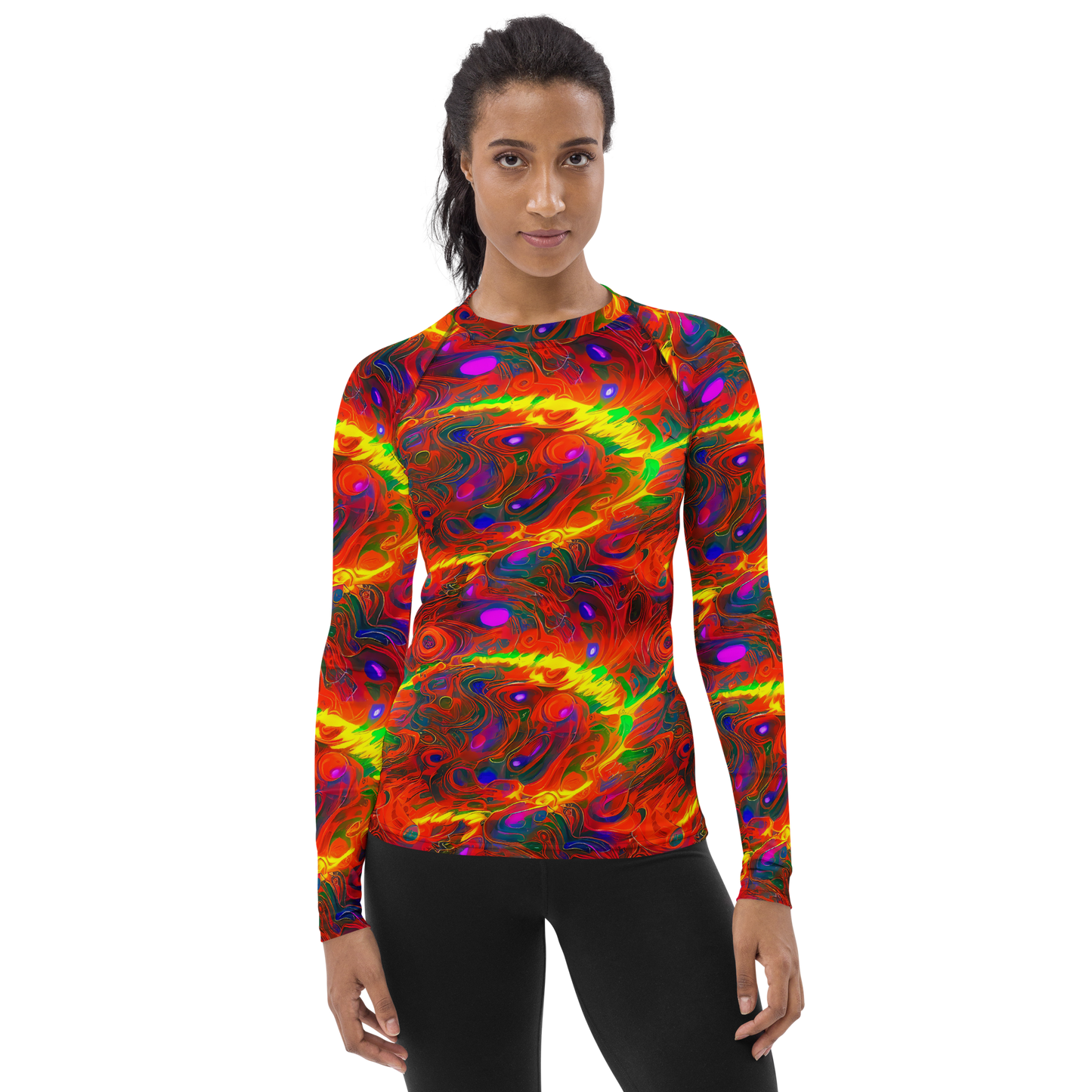 Women's Rash Guard - Blampied Blaze