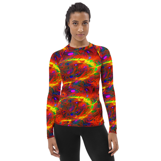 Women's Rash Guard - Blampied Blaze