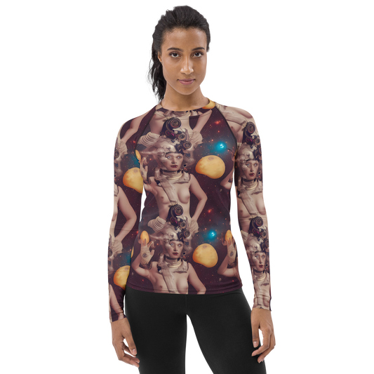 Women's Rash Guard - Nebula Siren