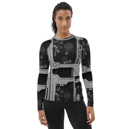 Women's Rash Guard - Concrete Harmony