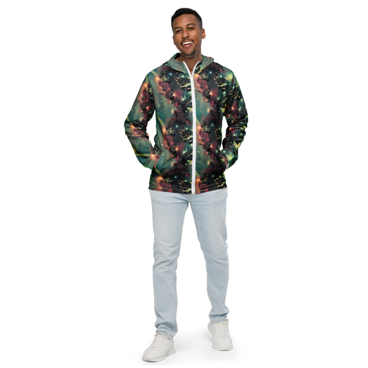 Men's Windbreaker - Galactic Serpent