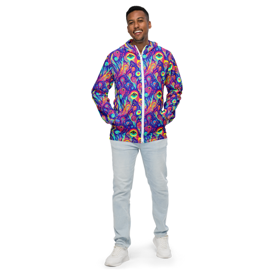 Men's Windbreaker - Mystic Petal Dance