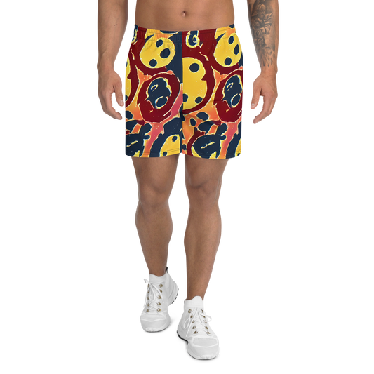 Men's Athletic Shorts - Sunset Silhouette