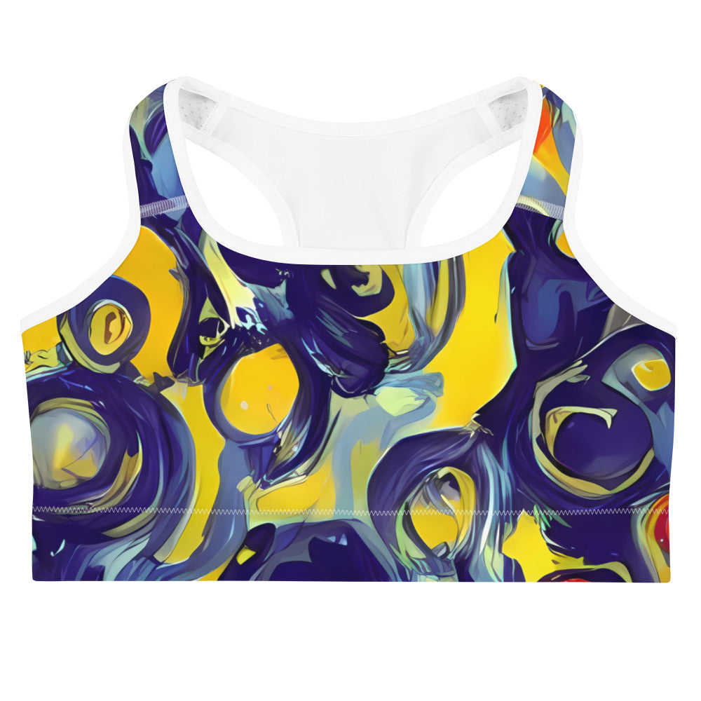 Sports Bra - Dynamic Doodles