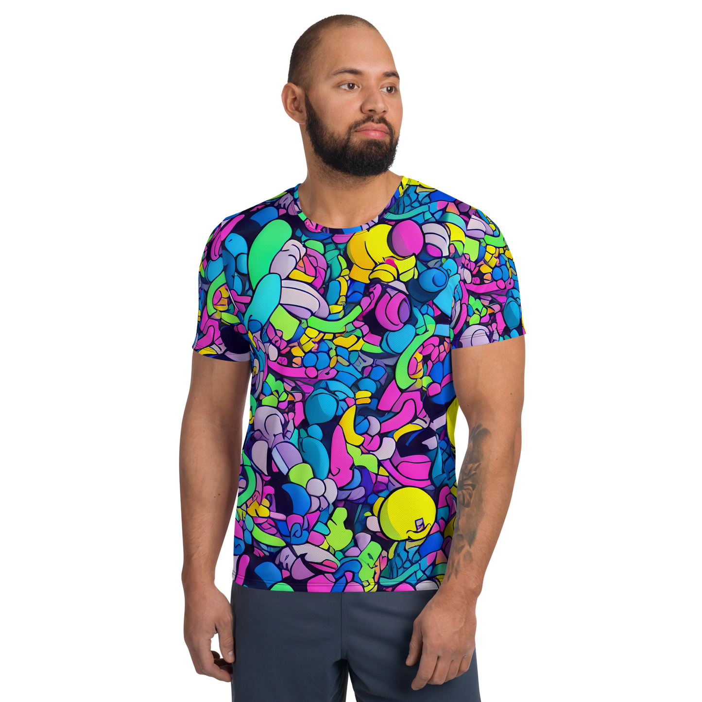 Men's Athletic T-Shirt - Radiant Revelation