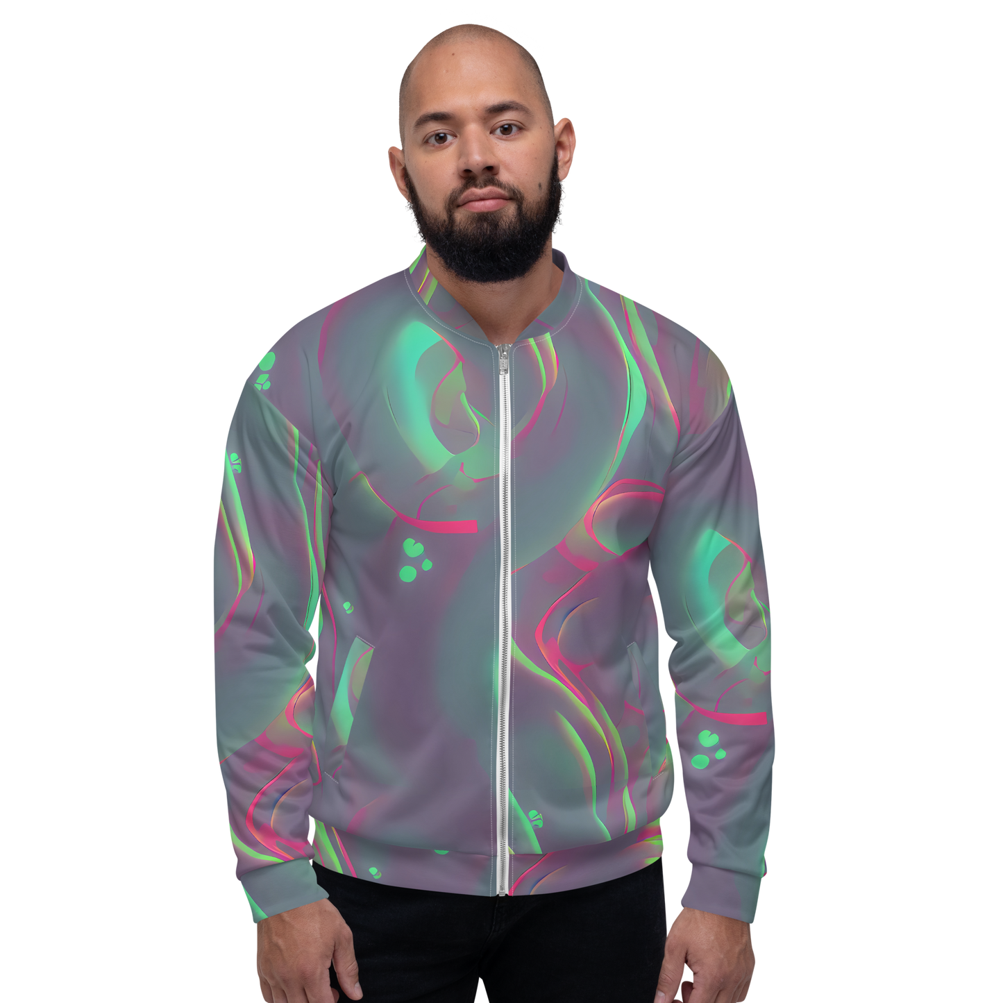 Bomber Jacket - Neon Whisper