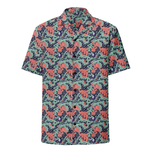 Button Shirt - Cosmic Coral