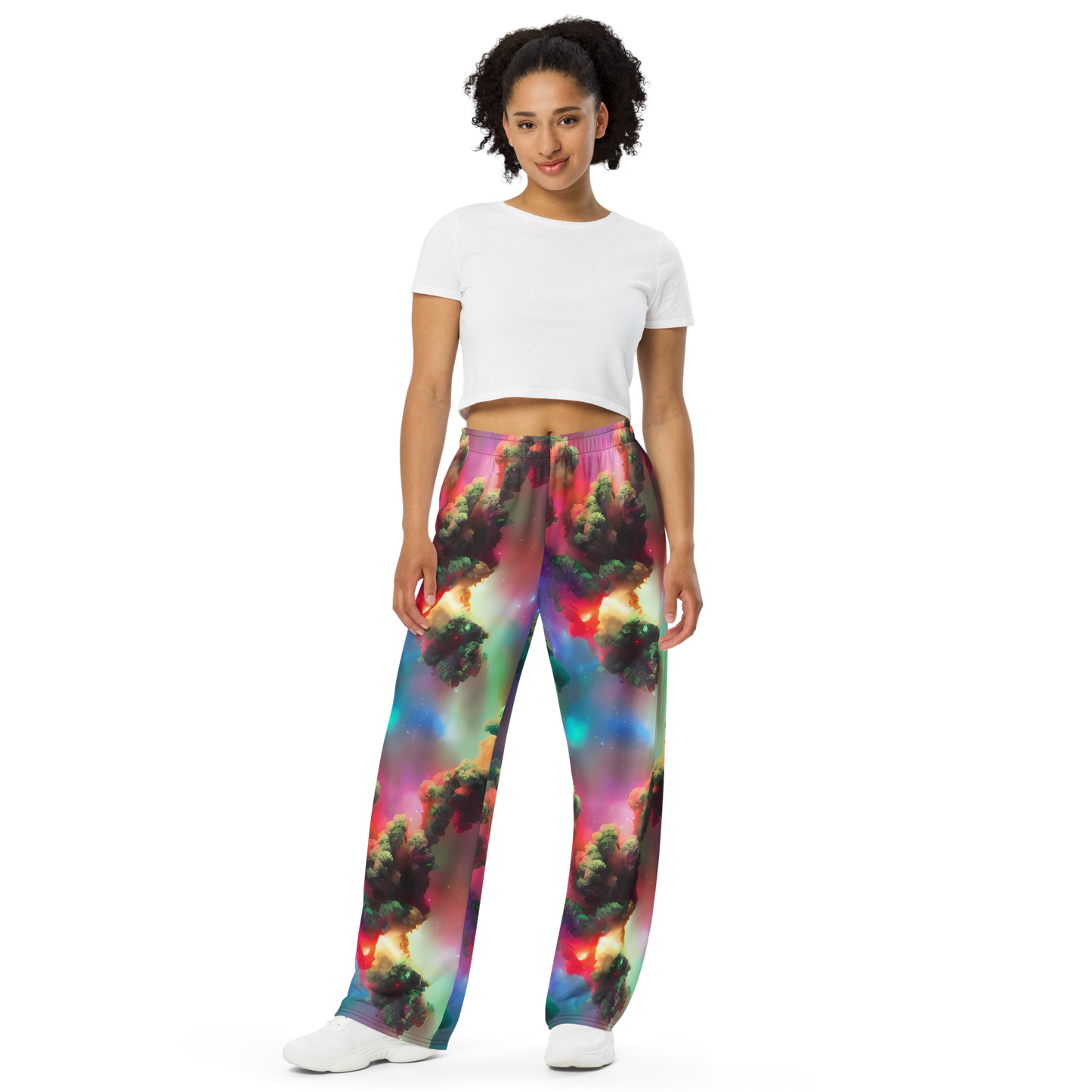 Wide-Leg Pants - Nebula Dreams