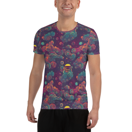 Men's Athletic T-Shirt - Nebula Dreamscape