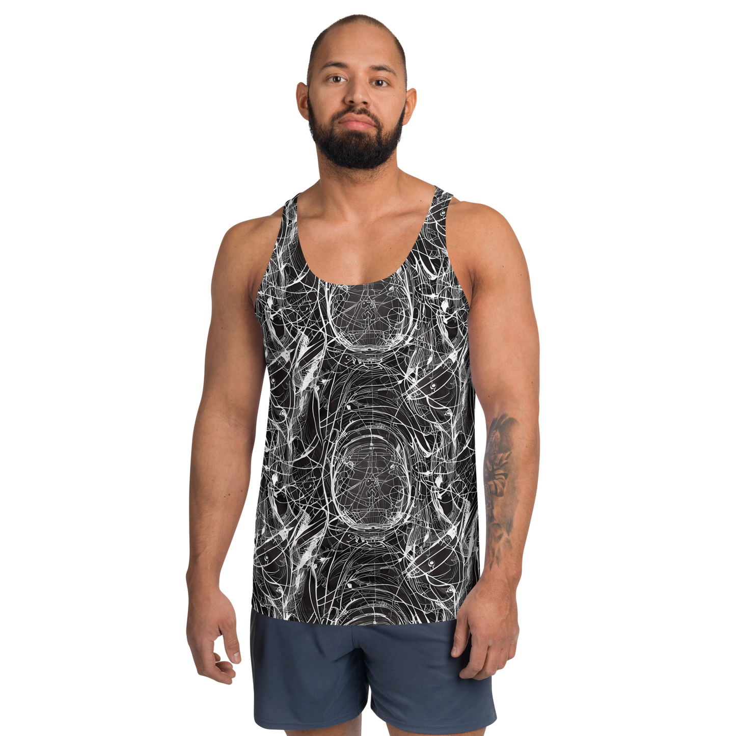 Men's Tank Top - Nexus of Lines