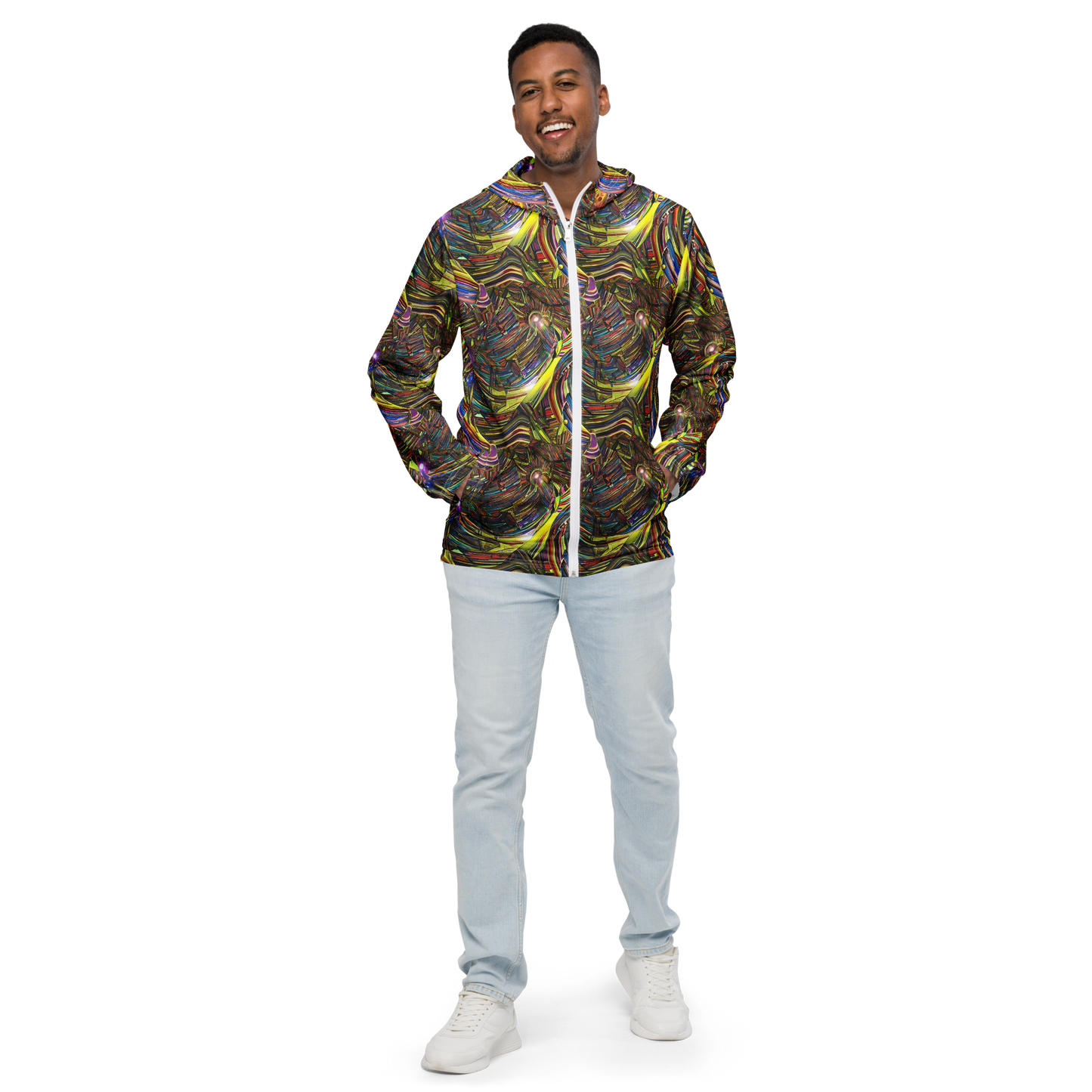 Men's Windbreaker - Quantum Palette