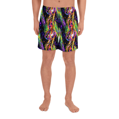 Men's Athletic Shorts - Galactic Flamenco